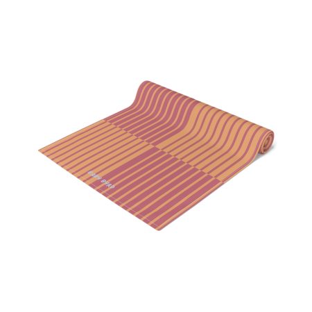 Multicolor Striped Cotton Table Runner– Pink & Orange Fabric Runner for Dining Room, Kitchen