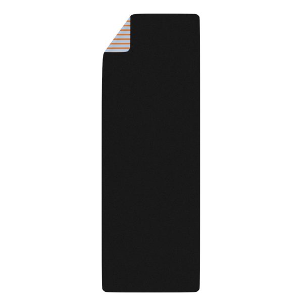 Multicolor Blue & Orange Striped Yoga Mat– Aesthetic Exercise & Workout Mat for Yoga, Pilates, Fitness - Image 2