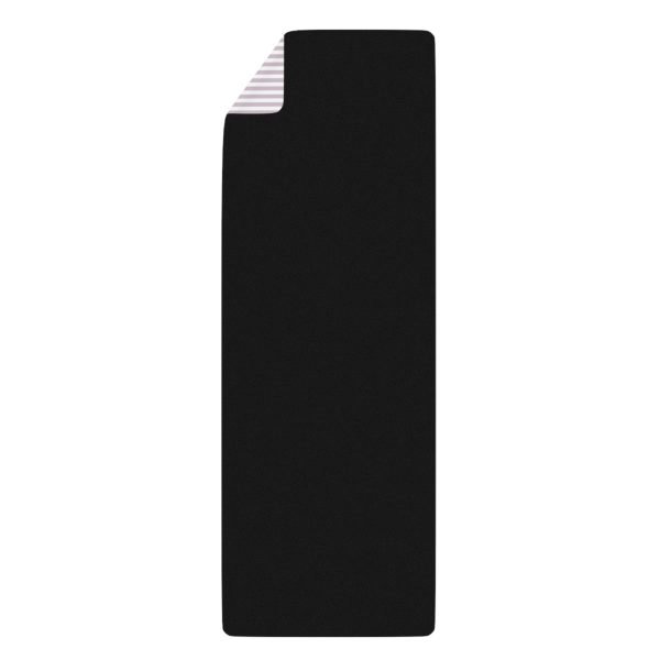 Purple & White Striped Yoga Mat– Aesthetic Exercise & Workout Mat for Yoga, Pilates, Fitness - Image 2