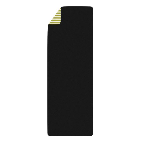 Green & White Striped Yoga Mat– Aesthetic Exercise & Workout Mat for Yoga, Pilates, Fitness - Image 2